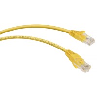 PC-UTP-RJ45-Cat.5e-0.15m-YL-LSZH (9494c), желтый. Патч-корд медный. CABEUS