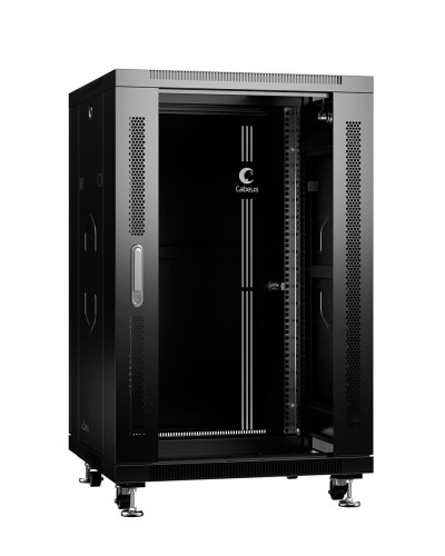 SH-05C-18U60/100-BK (8539c). Шкаф телекоммуникационный 19 напольный 18U. CABEUS в Казани