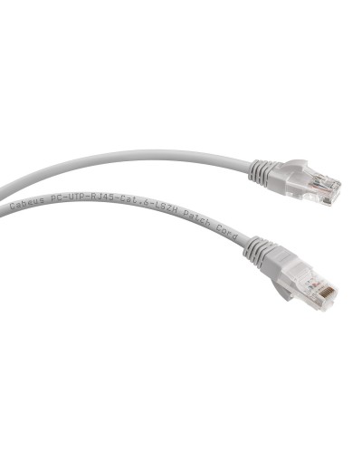 PC-UTP-RJ45-Cat.6-2m-LSZH (8879c), серый. Патч-корд медный. CABEUS в Казани