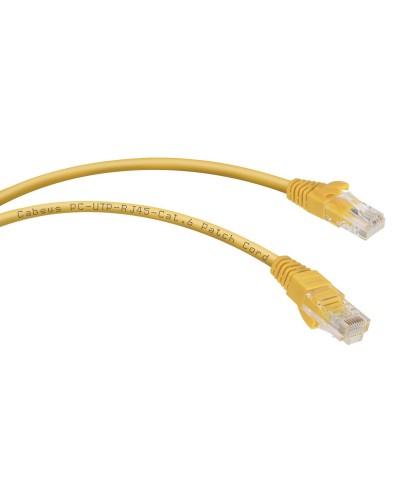 PC-UTP-RJ45-Cat.6-3m-YL (8708c), желтый. Патч-корд медный. CABEUS в Казани