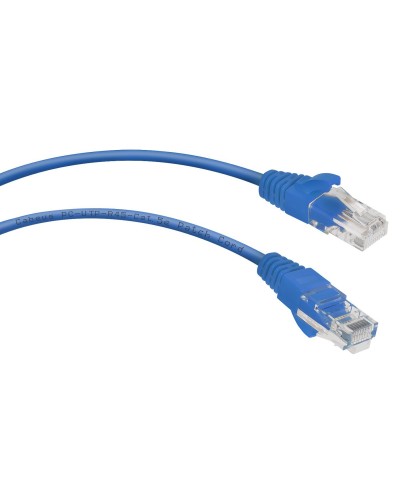 PC-UTP-RJ45-Cat.5e-0.15m-BL-LSZH (9526c), синий. Патч-корд медный. CABEUS в Казани