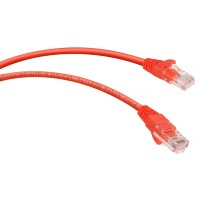 PC-UTP-RJ45-Cat.5e-1m-RD-LSZH (9513c), красный. Патч-корд медный. CABEUS