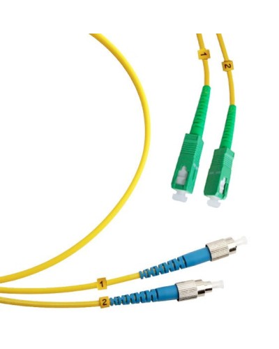 FOP(d)-9-SC/APC-FC/UPC-10m (8127c). Патч-корд оптический. CABEUS в Казани