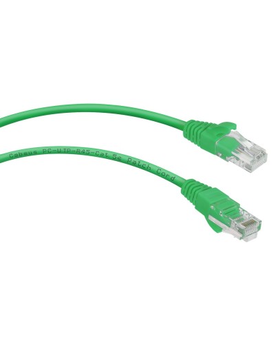 PC-UTP-RJ45-Cat.5e-0.3m-GN (7659c), зелёный. Патч-корд медный. CABEUS в Казани