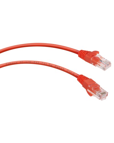 PC-UTP-RJ45-Cat.5e-0.5m-RD (7668c), красный. Патч-корд медный. CABEUS в Казани