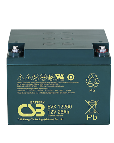 CSB EVX 12260. Аккумулятор герметичный свинцово-кислотный. CSB в Казани