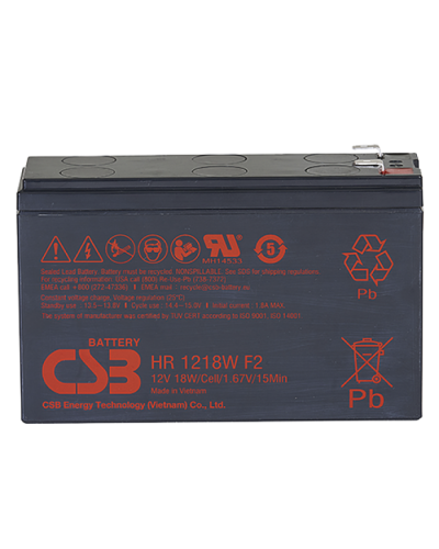 CSB HR 1218W. Аккумулятор герметичный свинцово-кислотный. CSB в Казани