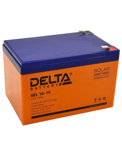 Delta GEL 12-15. Аккумулятор герметичный свинцово-кислотный. Delta в Казани