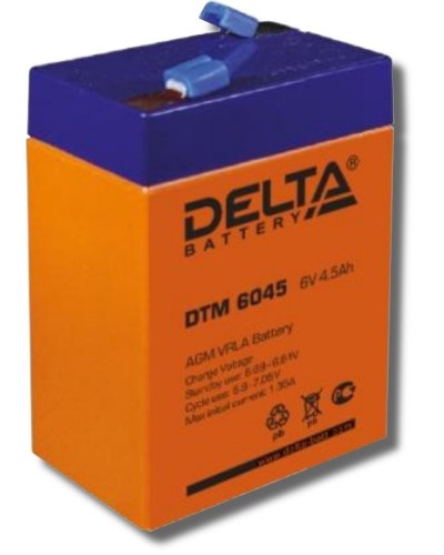 Delta DTM 6045. Аккумулятор герметичный свинцово-кислотный. Delta в Казани