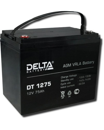 Delta DT 1275. Аккумулятор герметичный свинцово-кислотный. Delta в Казани