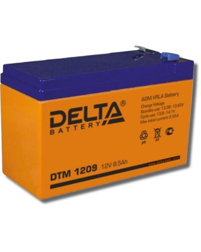 Delta DTM 1209. Аккумулятор герметичный свинцово-кислотный. Delta в Казани