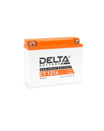 Delta CT 1216. Аккумулятор герметичный свинцово-кислотный стартерный. Delta в Казани