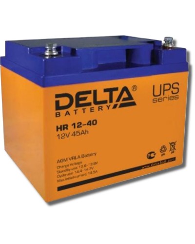 Delta HR 12-40. Аккумулятор герметичный свинцово-кислотный. Delta в Казани