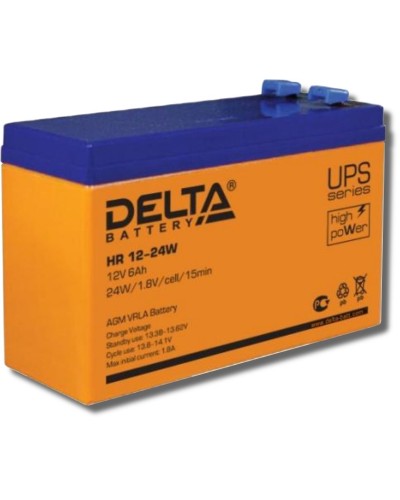 Delta HR 12-24 W. Аккумулятор герметичный свинцово-кислотный. Delta в Казани