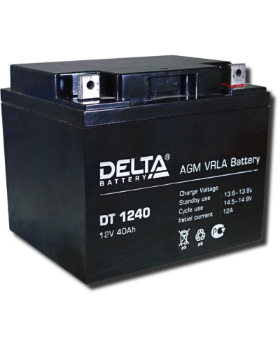 Delta DT 1240. Аккумулятор герметичный свинцово-кислотный. Delta в Казани