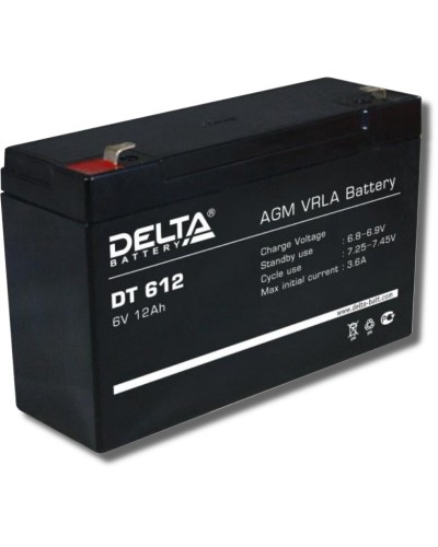 Delta DT 612. Аккумулятор герметичный свинцово-кислотный. Delta в Казани
