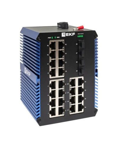 TSX-U-4GX/SFP-24GTP. Промышленный неуправляемый коммутатор. EKF в Казани