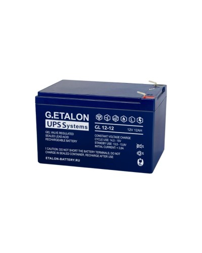 G.ETALON GL 12-12. Аккумулятор герметичный свинцово-кислотный. ETALON в Казани