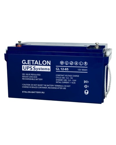 G.ETALON GL 12-65. Аккумулятор герметичный свинцово-кислотный. ETALON в Казани