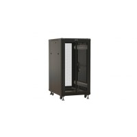 TTBR-2761-DD-RAL9004. Шкаф телекоммуникационный 19 напольный 27U. Hyperline