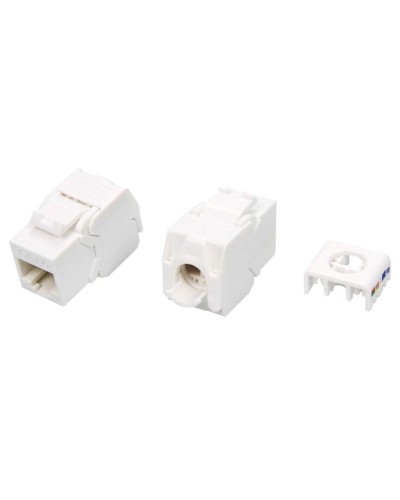 KJ8-8P8C-C6-180-TLS-WH. Вставка Keystone Jack RJ-45. Hyperline в Казани