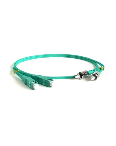 FC-D2-503-SC/PR-ST/PR-H-3M-LSZH-AQ. Патч-корд волоконно-оптический многомодовый. Hyperline в Казани