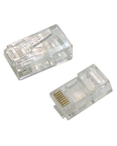 PLUG-8P8C-U-C5-100 (100 шт). Разъем RJ-45. Hyperline в Казани