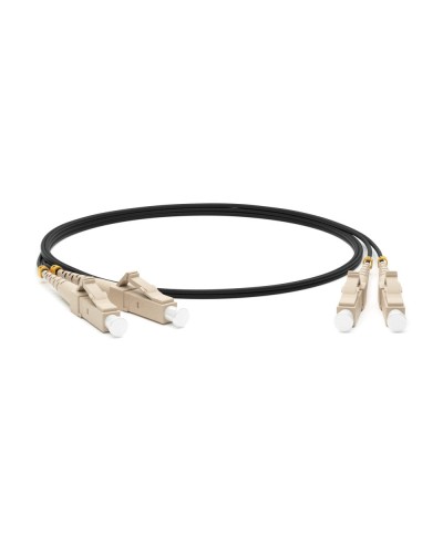 FC-D2-50-LC/PR-LC/PR-H-1M-LSZH-BK. Патч-корд волоконно-оптический многомодовый. Hyperline в Казани