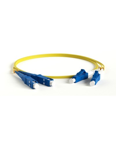 FC-D2-9A1-LC/UR-SC/UR-H-2M-LSZH-WH. Патч-корд волоконно-оптический LC-SC. Hyperline в Казани