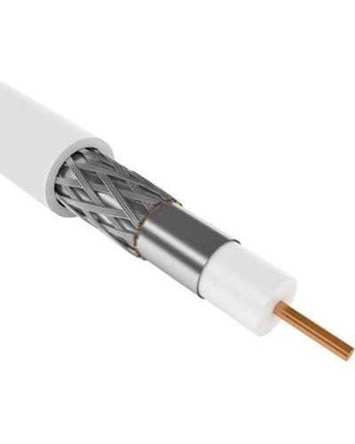 GENERICA RG6 CCS 75Ом FPE PVC белый (CC1-R6F1-111-300-G). Кабель коаксиальный омедненный. IEK в Казани