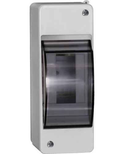 Корпус пластиковый КМПн 2/2 IP30 белый KREPTA 3 (MKP42-N-02-30-20). Щиток модульный с прозрачной дверцей, настенный. IEK в Казани