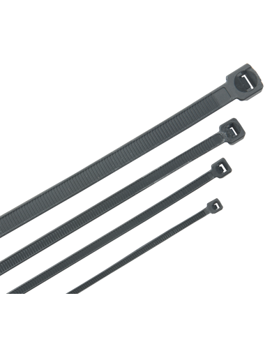 HKB-W48-L200 (100 шт). Хомут кабельный ХКн 4,8х200мм нейлон черный. ITK в Казани