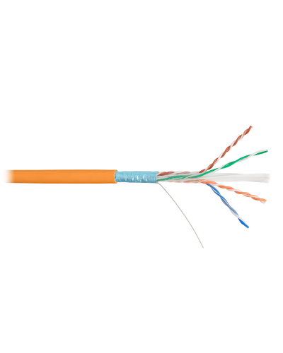 F/UTP 4pair, Cat6, Solid, In, PVC (NKL 9240C-OR). Кабель «витая пара» (LAN) для структурированных систем связи. NIKOLAN в Казани