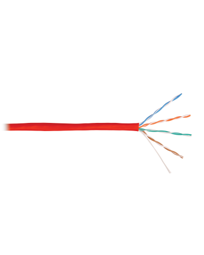 U/UTP 4pair, Cat5e, Solid, In, нг(А)-HF (NMC 4100C-RD). Кабель «витая пара» (LAN) для структурированных систем связи. NIKOMAX в Казани