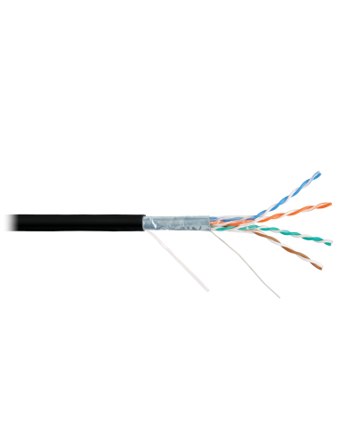 F/UTP 4pair, Cat5e, Solid, Out, PVC (NMC 9200B-BK). Кабель «витая пара» (LAN) для структурированных систем связи. NIKOMAX в Казани
