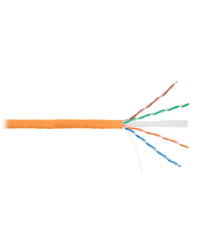 U/UTP 4pair, Cat6a, Solid, In, нг(А)-HF (NMC 9155C-OR). Кабель «витая пара» (LAN) для структурированных систем связи. NIKOMAX в Казани