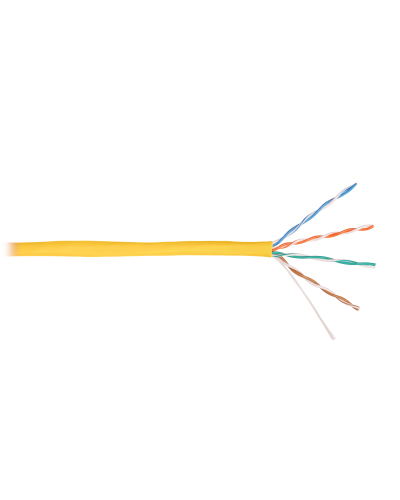 U/UTP 4pair, Cat5e, Solid, In, нг(А)-HF (NMC 9100C-YL). Кабель «витая пара» (LAN) для структурированных систем связи. NIKOMAX в Казани
