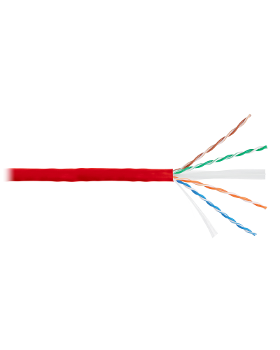 U/UTP 4pair, Cat6, Solid, In, нг(А)-HF (NMC 4140C-RD). Кабель «витая пара» (LAN) для структурированных систем связи. NIKOMAX в Казани