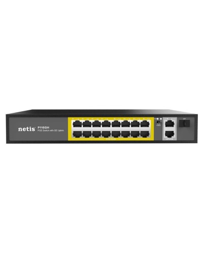 Netis P116GH. Коммутатор сетевой PoE неуправляемый. Netis в Казани