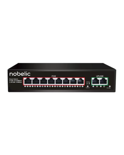 NBLS-1008P. Коммутатор неуправляемый 8-портовый. Nobelic в Казани