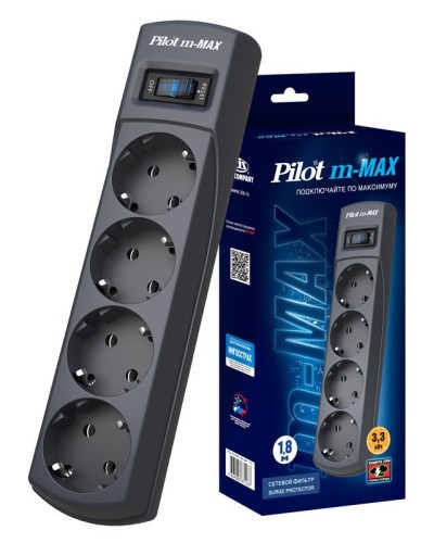Pilot m-MAX 1.8м. Сетевой фильтр. Pilot в Казани