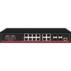 PND-M8GP-4G4F(150). Коммутатор управляемый оптический 12 портовый. Polyvision