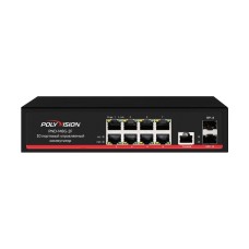 PND-M8GP-2F(150). Коммутатор управляемый оптический 10 портовый. Polyvision