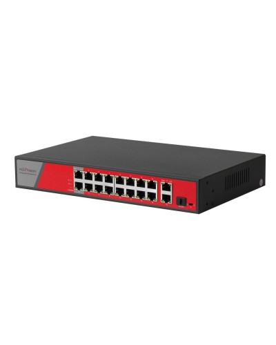 PND-16P-2G1F-BT2 (300W). Коммутатор гибридный 16+2+1 с PoE. Polyvision в Казани