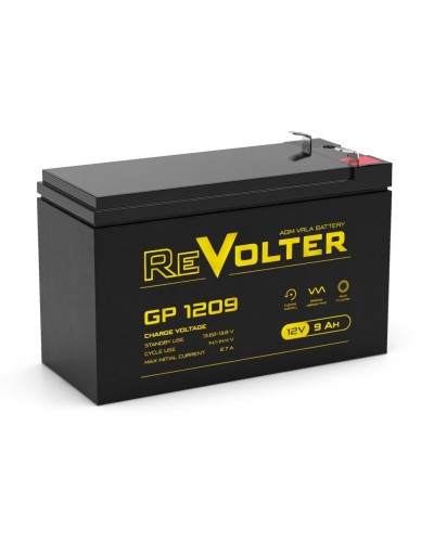 Revolter GP 1209. Аккумулятор автомобильный герметичный свинцово-кислотный. Revolter в Казани