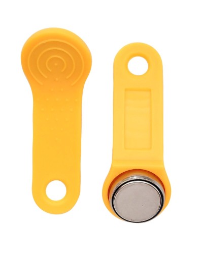 RW 1990 SLINEX (желтый). Ключ электронный Touch Memory с держателем. SLINEX в Казани