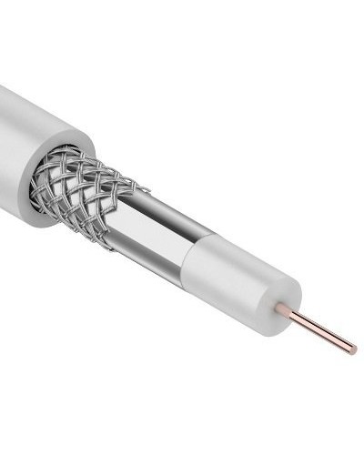 RG-6, CCS 1,02(18%) Al 48х0,12 In PVC. Кабель коаксиальный омедненный. SUPRLAN в Казани