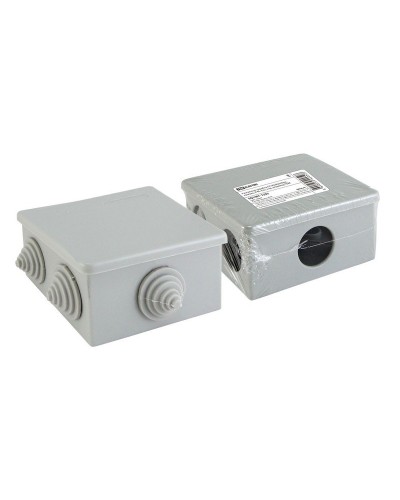 Распаячная коробка ОП 80х80х40мм, крышка, IP44, 6 вх. TDM (SQ1401-1235). Распаячная коробка ОП. TDM ЕLECTRIC в Казани