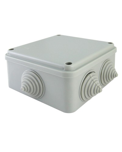 Коробка ОП 100х100х50мм, крышка на винтах, IP55, 6 вх. (SQ1401-1234). Распаячная коробка. TDM ЕLECTRIC в Казани