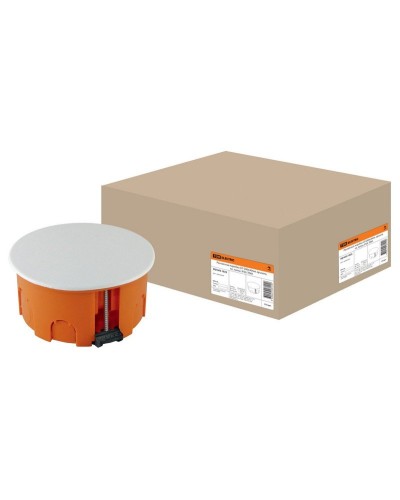 Распаячная коробка СП D80х40мм, крышка, пл. лапки, IP20, TDM (SQ1403-1025). Распаячная коробка СП. TDM ЕLECTRIC в Казани